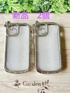 スマートフォンケース・カバー　ミニー　iPhone13 色シルバー　2個セット
