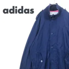 2985 アディダスオリジナルス　ジャージ　ジャケット　アウター　ロゴ　　紺