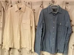 美品！　REAL STITCH シャツ２枚セット　Mサイズ　グッドカンパニー