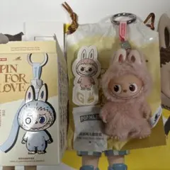 新品正規品 ラブブ ぬいぐるみ イニシャル PIN FOR LOVE G g