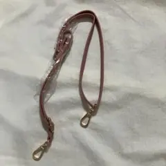 スマホショルダーストラップ ピンク ゴールド金具
