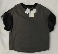 【新品】Gready Brilliant メッシュねじりパフスリーブカットソーのサムネイル