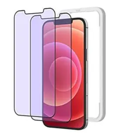iPhone12 用 ガラスフィルム　ブルーライトカット　2枚セット
