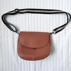 替えストラップ付き　niko and ... ブラウン ショルダーバッグ