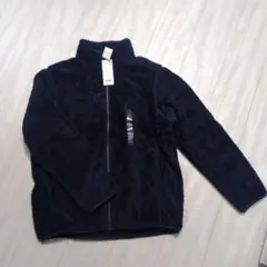 UNIQLO ファーリーフリースジャケット L ネイビー