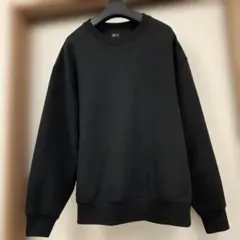 ユニクロ C オーバーサイズスウェットシャツ ブラック L