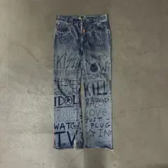 W&LT archive 落書きデニム