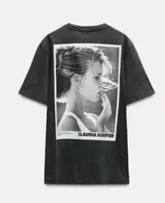 ZARA　CLAUDIA SCHIFFER グラフィックTシャツ M