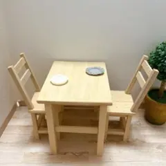 ミニチュア家具＊テーブル＆チェアセット＊リカちゃん