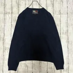 US古着 RLX POLO SPORT Vネック コットンニット