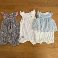 next baby &baby gap♡女の子刺繍レースロンパース♡3枚セット♡