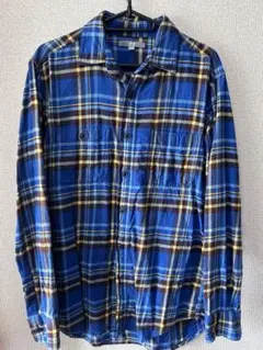 UNIQLO チェック柄 フランネル長袖シャツ M