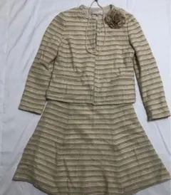 自由区　セットアップ　スーツ　ノーカラージャケット　セレモニー　入学式