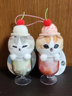⒈ モフサンド クリームソーダにゃん マスコット 2点セットのサムネイル