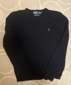 Polo by Ralph Lauren ブラック Vネックセーター M