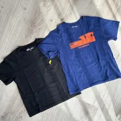 UNIQLOユニクロ　ポケモン半袖Tシャツ　2枚セット　ブラック　ブルー　130