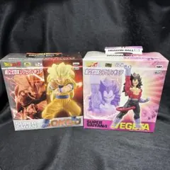 【新品】ドラゴンボール　組立式DXソフビフィギュア　2種セット　悟空　ベジータ