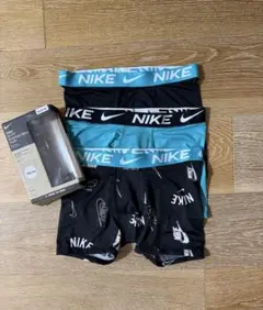 新作USA日本未発売速乾160㎝NIKEナイキボクサーパンツ3枚カルバン