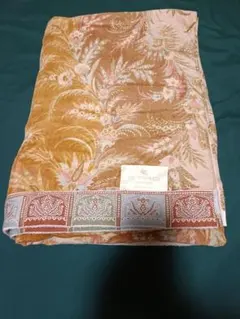 ETRO エトロ タオルケット イタリア ボタニカル調ペイズリー風 綿100%