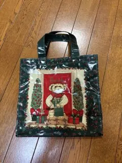 Harrods ハロッズ クリスマス ベア トートバッグのサムネイル