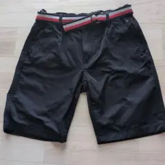 TOMMY HILFIGER ブラックハーフパンツ 152