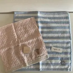 agnis b.＆JILL STUART フェイスタオルとタオルハンカチ【新品】