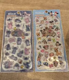 【正規品】プチドロップシール　ディズニー2種