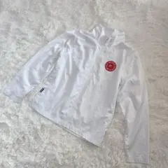 【c8062】NIKE ナイロンジャケット　ホワイト　長袖