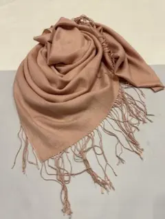 ムーンバット　シルク100%　カシミア　ストール　ショール　ピンク　大判　薄手