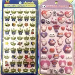 正規品　ボンボンドロップシールミニ　トイストーリー　ベイマックス