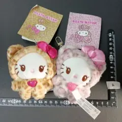 ギャルクマ2点セット タグ付き ハローキティ ぬいぐるみ ぬいぐるみ 2