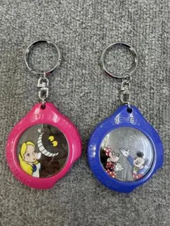 ディズニー ディズニーランド キーホルダー レトロ ミッキー ミニー