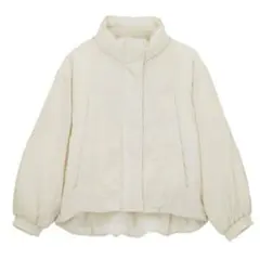 RANAN オーバーサイズモンスター中綿ブルゾン アイボリー M