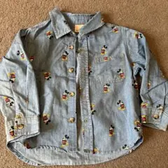 プティマイン　100 シャツ　ミッキー