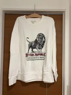 BANANA REPUBLIC ライオン スウェット Lのサムネイル