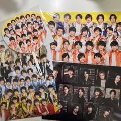 【新品・未使用】少年忍者 ジュニア クリアファイル ミニうちわ