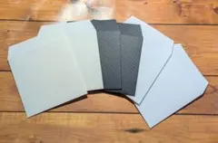 モノトーンの封筒3色セットのサムネイル