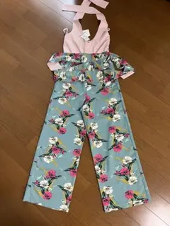 Million Carats 花柄サロペット ピンク Sサイズ タグ付き新品のサムネイル
