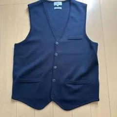 未使用LES MUES ネイビー Vネックベスト