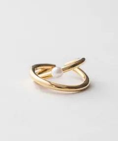 ete エテ ドローイング ピアス イエローゴールド 【ポスト・キャッチ