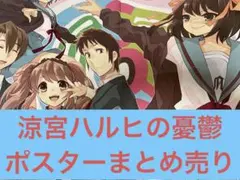 涼宮ハルヒの憂鬱 ポスター 12枚セット まとめ売り
