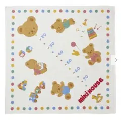 新品！未使用！ミキハウス ベビー用ガーゼバスタオル 90x90cm