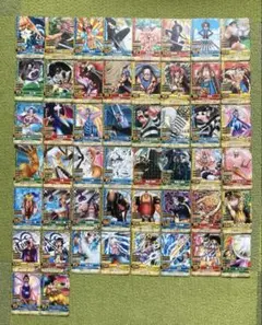 ワンピース　ワンピーベリーマッチW　トレーディングカード　50枚まとめ売り①