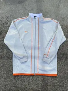 Nike ジップアップジャケット ホワイト/オレンジ