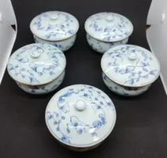 有田焼 蓋付き 湯呑み ５客