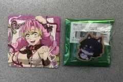 鬼滅の刃　バレンタインアニマルクッキーバッジ・コースター伊黒小芭内・甘露寺蜜璃