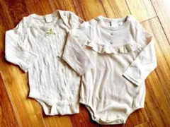 tete a tete 長袖ロンパース2枚セット