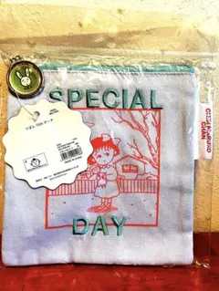 リボン70周年　3COINS　ちびまる子ちゃん　ポーチ