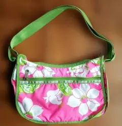 LeSportsac 　レスポ　ショルダーバック　ハイビスカス