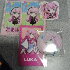 巡音ルカ プロセカ カード 缶バッジセット